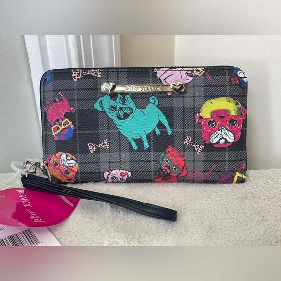 Betsey Johnson Pug Print Wallet NWT - Picture 14 of 14